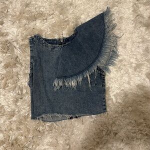ZARA denim top